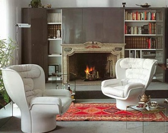 Кресло Comfort Elda. Модель кресла “Elda” фабрики Longhi Comfort была создана в 1963г. специально для нее. Она была признана шедевром современного искусства и украшает экспозиции многих музеев мира. Используемая в данной модели особая авангардная эстетика