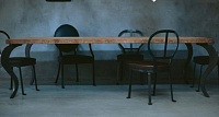 Galbes table. 250x120 h.72 Mali with chair Gambretta and Limetta