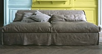 Housse Mono sofa. 207x113 h.70 Old Shabby Pietra