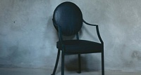 Gambretta chair. 52x63 h.93 Plume Blue