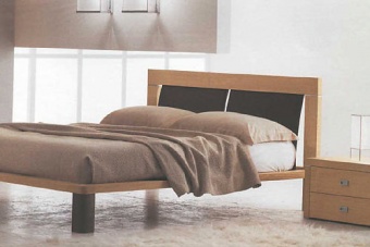 Итальянские спальни Sma Модель Zen. Цветовая отделка: черешня, выбеленный дуб, дуб табачного цвета.