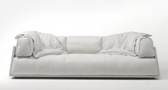 Hard&Soft sofa. 270x120 h.69 structure Tuscany Pietrasanta, seat Extra Opal