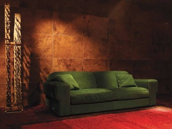 Hamilton sofa. 235x110 h.77 Nabuck Bottle (A)