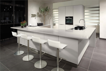 Кухня Zeyko Planeo Vitrin perl grey