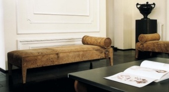 Freud dormeuse. 180x65 h.43 Mali with roll 65 diam.22