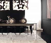 Стол (RAPHAEL) и стул (SOPHIE) Noir (Cattelan Italia)