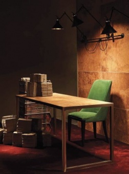 Decor chair 50x60 h.97 Nabuck Bottle (A), desk Trinity170x70 h.74