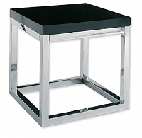 Приставной столик Andrew Martin модель BLACK LACQUERED SQUARE SIDE TABLE