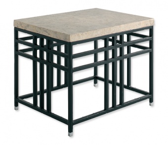 Приставной столик Andrew Martin модель GEOMETRIC SQUARE LAMP TABLE