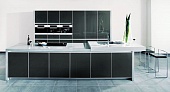 Кухня Zeyko Facett Vitrin Black