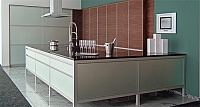 Кухня Zeyko Facett Walnut / Vitrin Opal