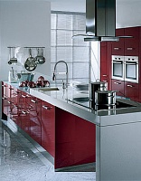 Кухни Geba, модель Kolari bordeaux