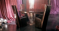 Liszt table. diam.150 h.75 Tuscany Lucca with chair Graz