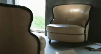 Sellerina XL armchair. 97x74 h.83 Tuscany Marina, blue posament